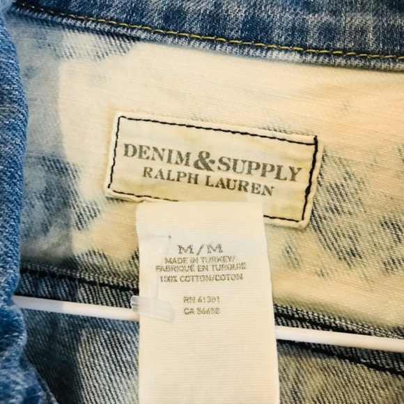 Denim and‎ Supply bleach wash jean jacket - Picture 2 of 6